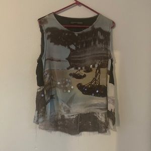 Size 4 all saints top